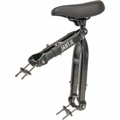Sadel På Rør Mirage Jantje Inklusive Fodstøtter Universal - Sort