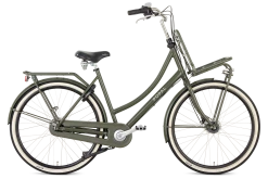 28 Tommer Damecykel Popal Prestige 7 Gear RB ND Militær Grøn