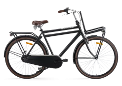 28 Tommer Herrecykel Popal Daily Basic 3 Gear, Mat Sort