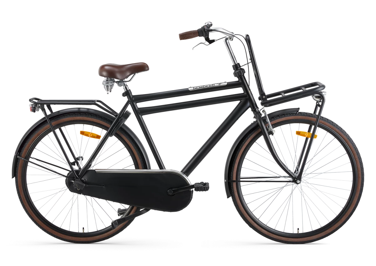 28 Tommer Herrecykel Popal Daily Basic 3 Gear, Mat Sort 3 28 Tommer Herrecykel Popal Daily Basic 3 Gear, Mat Sort