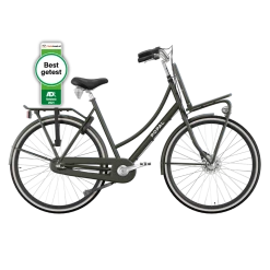 28 Tommer Damecykel Popal Prestige 3 Gear RN Militær Grøn