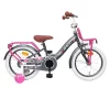 Amigo Bloom 16 Tommer 24 Cm Pigecykel, Grå -Cykler til børn butik Amigo Bloom graa 16.w1200