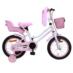 Amigo Magic 16 Tommer Pigecykel Hvid-lyserød