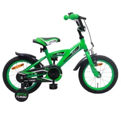 Amigo Turbo 14 Tommer Drengecykel Grøn