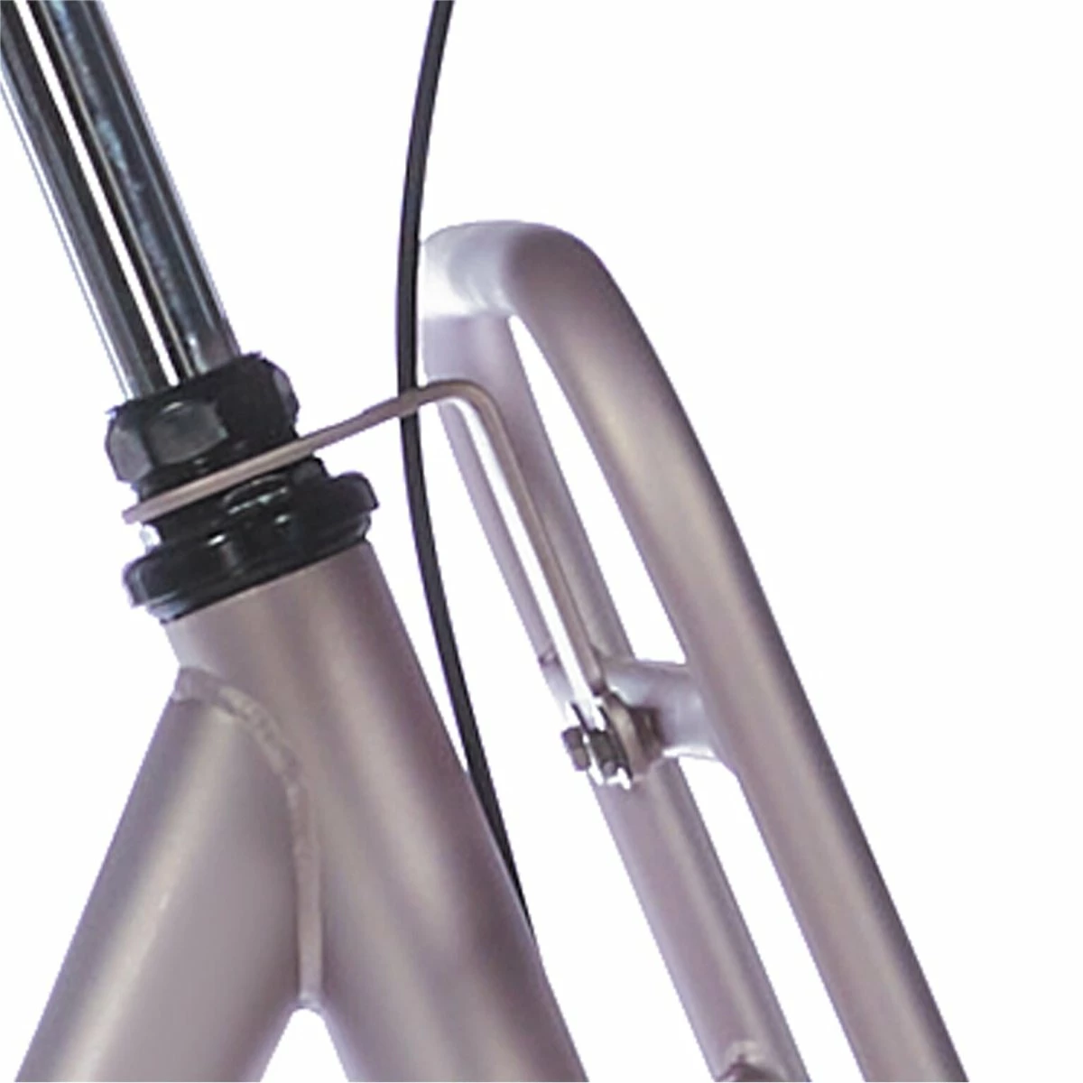 Cortina Beslag Front Bagagebære 24 M Brilliant Silver Matt 3 Cortina Beslag Front Bagagebære 24 M Brilliant Silver Matt