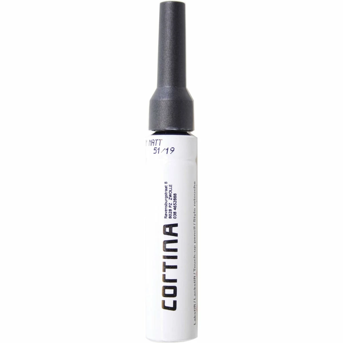 Cortina Lakstift Titanium PGSG 2751 Matt 3 Cortina Lakstift Titanium PGSG 2751 Matt