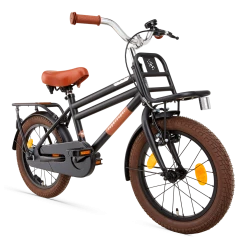Supersuper 16 Tommer Drengecykel Cooper Bamboo Sort