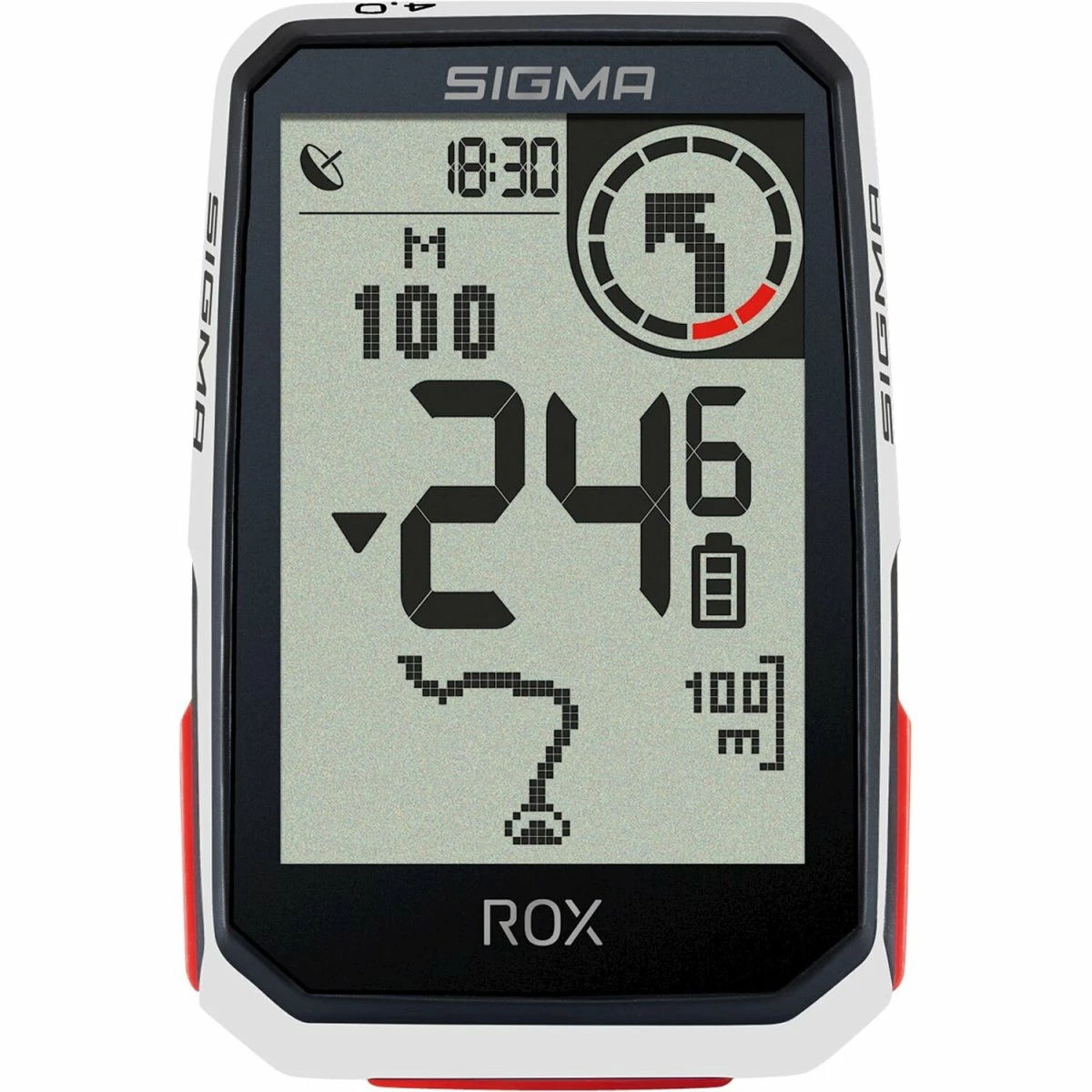 Sigma Rox 4.0 GPS White HR Top Mount Set 3 Sigma Rox 4.0 GPS White HR Top Mount Set
