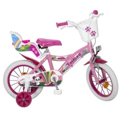 Toimsa Fantasy 14 Tommer Pigecykel Lyserød