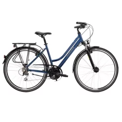 28" Kross Pigecykel Trans 3.0 21 Gear D 40 Cm Blågrå