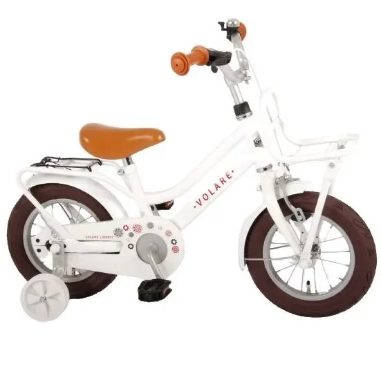 Volare Liberty 12 Tommer Pigecykel Med Fodbremse, Hvid 3 Volare Liberty 12 Tommer Pigecykel Med Fodbremse, Hvid