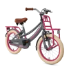Supersuper 16 Tommer Pigecykel Lola Super Super Grå Pink -Cykler til børn butik Lola 16 graa 1.w1200