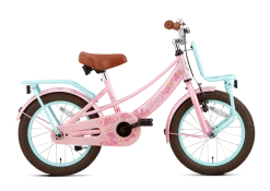 Supersuper 16 Tommer Pigecykel Lola Super Super Roze Turkis