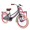 Supersuper 18 Tommer Pigecykel Lola Super Super Grå Pink -Cykler til børn butik Lola 18 graa 1.w1200