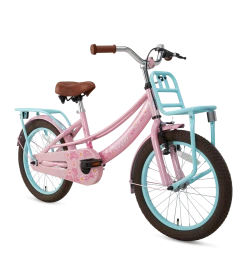 Supersuper 18 Tommer Pigecykel Lola Super Super Lyserød, Turkis