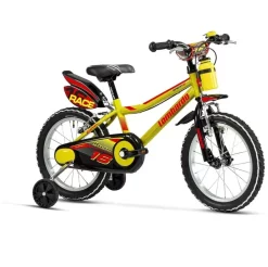 Børnecykel 16" Lombardo Brera Gul, Håndbremse