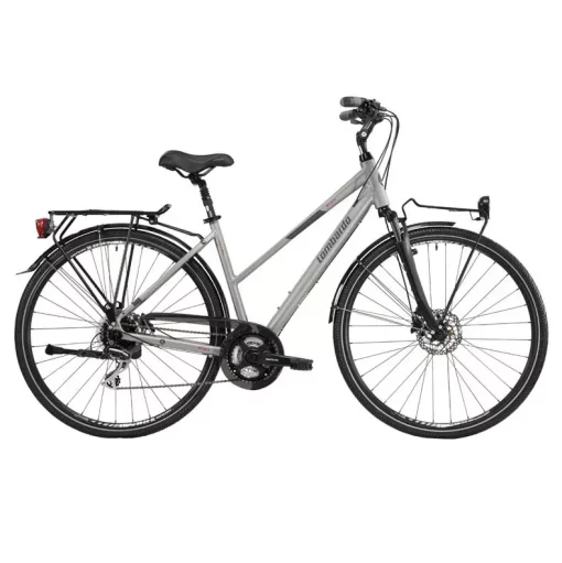 28" Lombardo Damecykel Milano 24 Gear D 48 Cm Sølv -Cykler til børn butik Lombardo Milano 28 dame 1.w1200