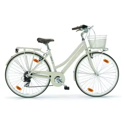 28" MBM Damecykel Boulevard 18 Gear D 46 Cm Cream
