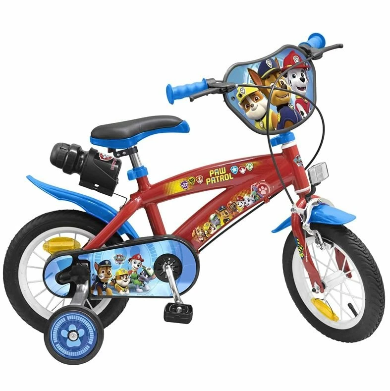 Paw Patrol 12 Tommer Drengecykel Blå/rød 3 Paw Patrol 12 Tommer Drengecykel Blå/rød