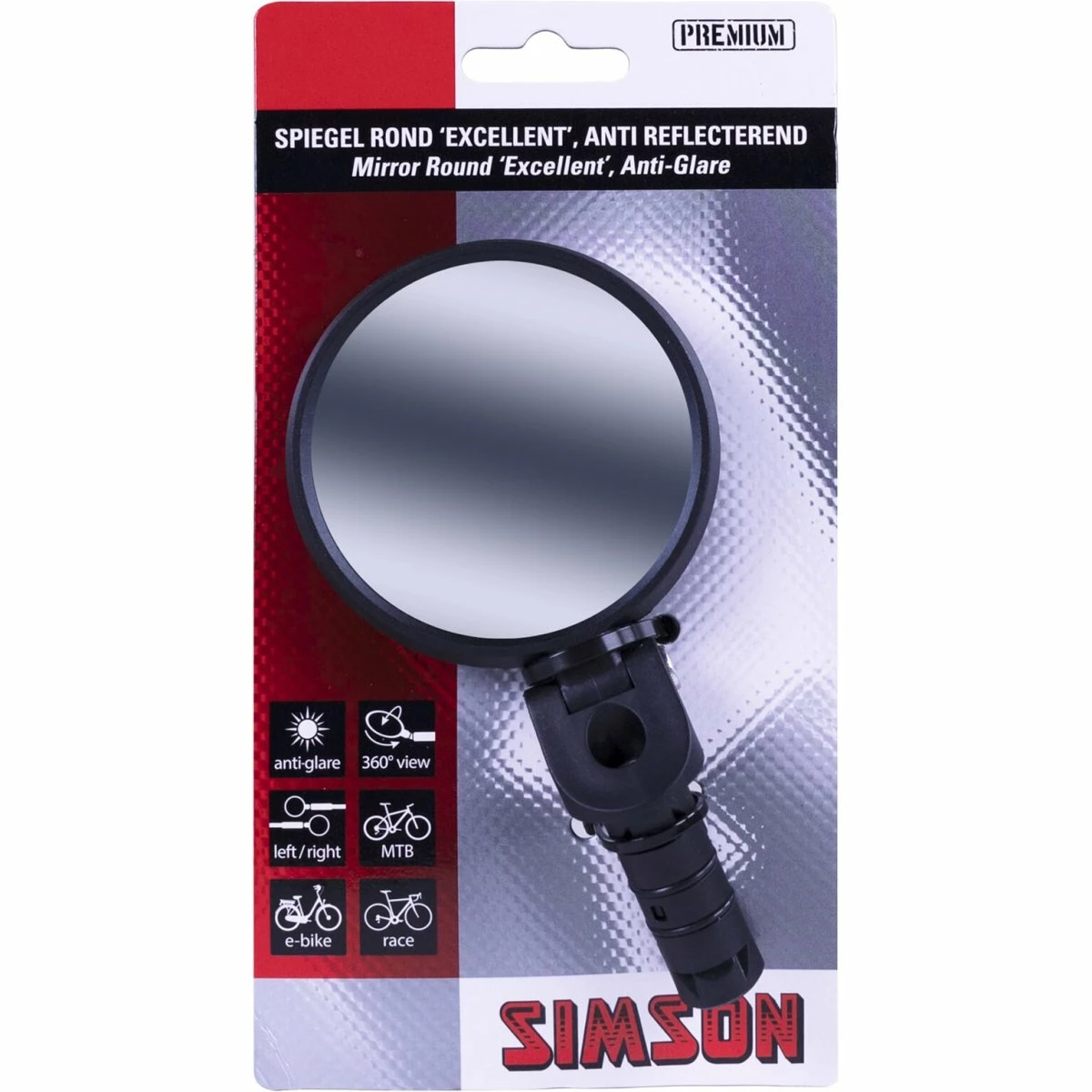 Simson Spejl Omkring Fremragende Anti -reflekterende 3 Simson Spejl Omkring Fremragende Anti -reflekterende