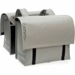 Cameo Cykeltaske Dobbelt Bisonyl Grå 46L