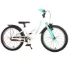 Volare Glamour 18 Tommer 24 Cm Pigecykel Fodbremse Hvid/mintgrøn