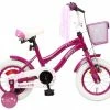 Amigo Flower 12 Tommer 21,5 Cm Pigecykel Fodbremse Lilla -Cykler til børn butik amigo flower 12 inch 215 cm meisjes terugtraprem bordeaux 342617 20200507142329.w1200