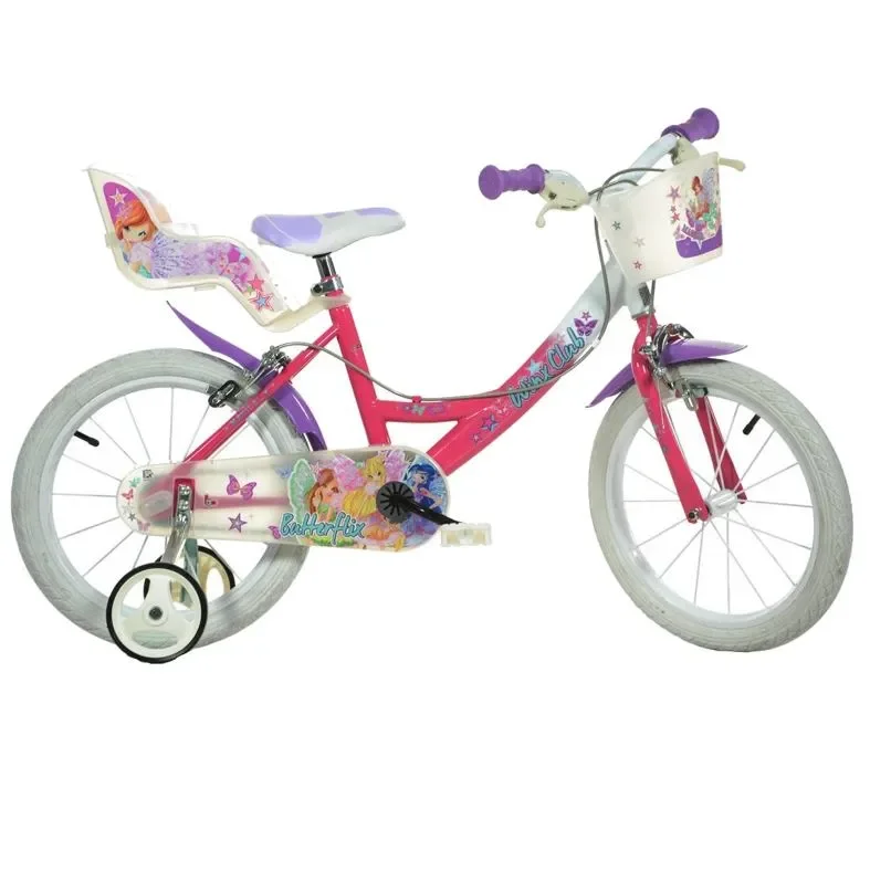 Dino Winx Club 16 Tommer 26 Cm Pigecykel V-bremser Lyserød/lilla 3 Dino Winx Club 16 Tommer 26 Cm Pigecykel V-bremser Lyserød/lilla